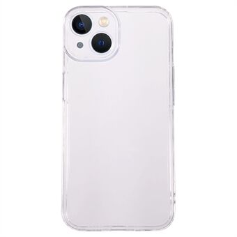 Voor iPhone 14 Verdikte Soft TPU Cover Hoge transparantie Precieze uitsparing Anti-drop telefoonhoes