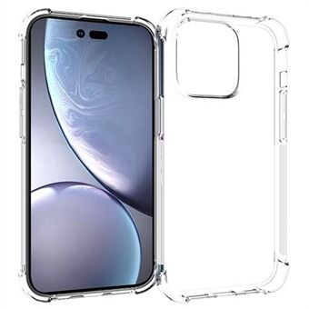 Voor iPhone 14 Pro 6.1 inch Verdikte Hoeken Drop-proof TPU Cover Antislip Transparante Telefoon Case