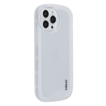 ENKAY HOED Prince Voor iPhone 14 Pro 6.1 inch Drop-proof Telefoon Case Matte Verdikte Edge anti- Scratch Mobiele telefoon Soft TPU Back Cover