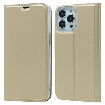 Voor iPhone 14 Pro 6.1 inch PU Lederen Kaarthouder Case Magnetische Adsorptie Telefoon Stand Cover Shell: