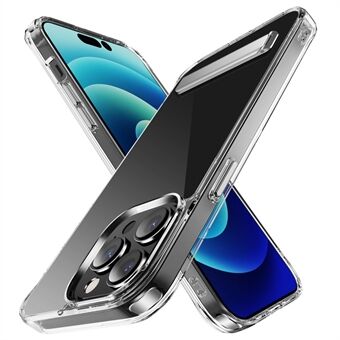 Voor iPhone 14 Pro 6.1 inch Crystal 2.0 Shockproof Phone Case Kickstand Anti-Gele Mobiele Telefoon Achterkant met 4 hoeken Bescherming
