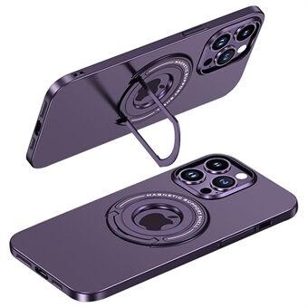 Magnetische telefoonhoes voor iPhone 14 Pro Kickstand Metalen beschermende telefoonhoes Compatibel met MagSafe