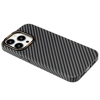 DGKAMEI Voor iPhone 14 Pro Anti-drop Koolstofvezel Textuur Telefoonhoes Ultradunne beschermhoes
