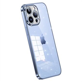 SULADA Voor iPhone 14 Pro Strass Decor Telefoonhoes Glitter Galvaniseren TPU Cover