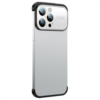 TPU+Acryl Lens Cover Telefoonhoesje zonder achterkant voor iPhone 14 Pro Schokbestendige slanke bumperhoes