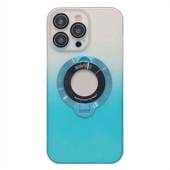 VOERO harde pc-telefoonhoes voor iPhone 14 Pro , kickstand cover met kleurverloop compatibel met MagSafe