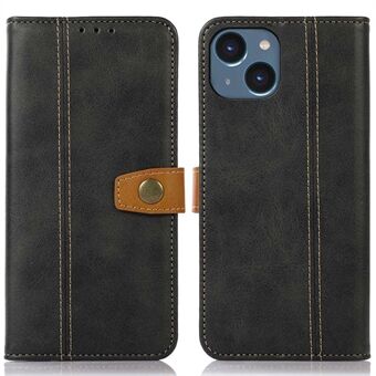 Voor iPhone 14 Plus 6.7 inch PU Lederen Portemonnee Telefoon Case Stand Feature Flip Beschermende Schokbestendige Cover: