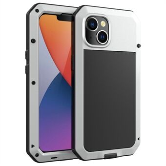 Voor iPhone 14 Plus Full Body Protection Case Stofdicht Drop-proof Telefoon Cover met Gehard Glas Screen Protector: