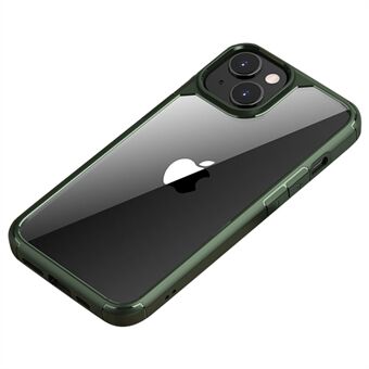 IPAKY Anti-drop telefoonhoes voor iPhone 14 Plus 6,7 inch, slijtvast acryl + TPU hybride telefoon achterkant met airbagbescherming