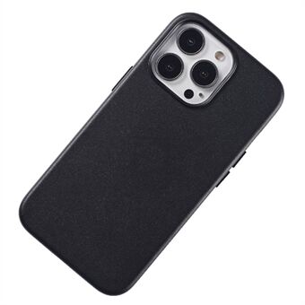Voor iPhone 14 Plus 6.7 inch PU Leer Gecoate PC Cover Anti Scratch Telefoon Case Compatibel met MagSafe Draadloos Opladen