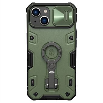 NILLKIN voor iPhone 14 Plus CamShield Armor Pro Magnetische Telefoon Case Shockproof Back Cover Kickstand met Sliding Camera Cover