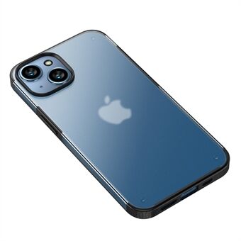 Voor iPhone 14 Plus Crystal-Shield Series Anti-val telefoonhoes Anti-vingerafdruk Beschermende mobiele telefoonhoes