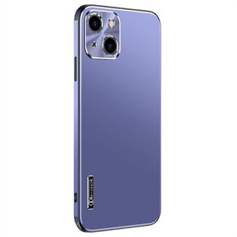 IM-CHEN Voor iPhone 14 Plus Telefoon Case Hard PC Soft TPU Shockproof Case Anti-Drop Telefoon Protector met Metalen Lens Cover
