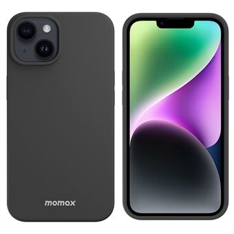 MOMAX voor iPhone 14 Plus schokbestendig telefoonhoesje siliconen mobiele telefoonhoes compatibel met draadloos opladen