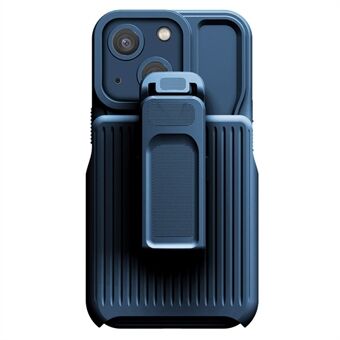 Explorer-serie afneembare achterclip Kickstand telefoonhoes voor iPhone 14 Plus, harde pc + TPU schokbestendige hybride hoes