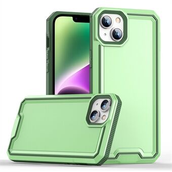 Voor iPhone 14 Plus Dual Color Shockproof Phone Case PC + TPU Drop-proof beschermhoes