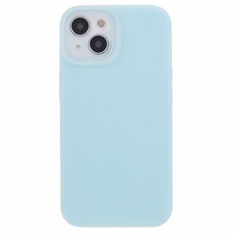 Precise Cutout Shell voor iPhone 14 Plus , Jelly Liquid Silicone + PC Phone Case Drop-proof Cover