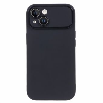 Voor iPhone 14 Plus Slim-Fit TPU Telefoonhoesje Mat oppervlak Beschermende mobiele telefoonhoes (precieze uitsnijding achterlens)