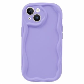 Voor iPhone 14 Plus Hoesje Rubberachtige Snoepkleur Krasbestendige Telefoon TPU Cover