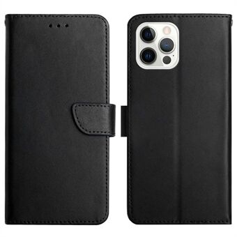 Voor iPhone 14 Pro Max 6.7 inch Nappa Textuur Lederen Portemonnee Telefoon Case Stand Magnetische Sluiting Cover