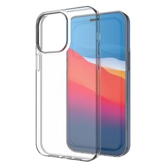 Voor iPhone 14 Pro Max 6.7 inch Transparante Ultradunne TPU Case Drop-proof Phone Cover Protector: