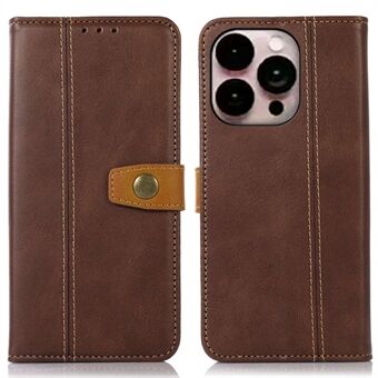 Voor iPhone 14 Pro Max 6.7 inch PU Lederen Flip Folio Case Portemonnee Stijl Stand Schokbestendig TPU Inner Shell Telefoon Cover: