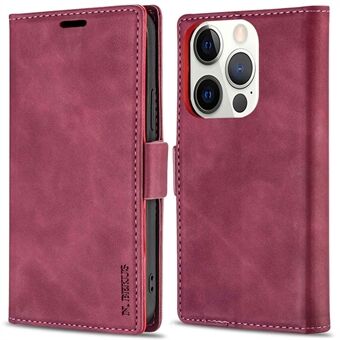 N. BEKUS Flip Wallet Case voor iPhone 14 Pro Max 6.7 inch Skin-Touch Gevoel Magnetische Sluiting PU Leer + TPU Telefoon Cover Stand