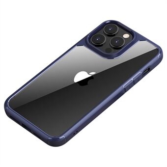 IPAKY Voor iPhone 14 Pro Max 6.7 inch Goed Protetcion Anti-val Telefoon Case Slijtvast Acryl + TPU Hybride Telefoon Achterkant met Airbag Bescherming