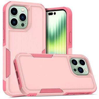 Voor iPhone 14 Pro Max 6.7 inch Hard PC + Soft TPU Dual Layer Protection Case Anti- Scratch Telefoon Cover: