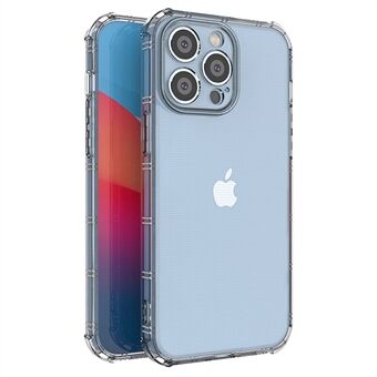 Voor iPhone 14 Pro Max 6.7 inch Lichtgewicht Transparante Telefoon Case Luchtkussen Hoek Anti-drop Soft TPU Mobiele telefoon Cover: