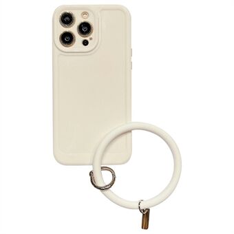Voor iPhone 14 Pro Max anti-kras mobiele telefoon achterkant Flexibele TPU-telefoonhoes met Ring Scratch