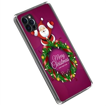 Voor iPhone 14 Pro Max Christmas Series Anti-val patroon afdrukken Mobiele telefoonhoes Zachte TPU-telefoon achterkant