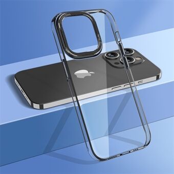 Voor iPhone 14 Pro Max Valbestendige beschermende schaal, kristalheldere telefoonhoes Camerabeschermingsframe Harde pc-achterkant