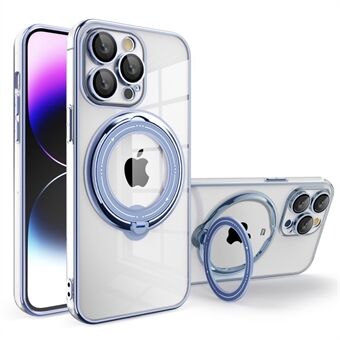 Draaibare Kickstand Case voor iPhone 14 Pro Max Schokbestendige PC+TPU Telefoonhoes Compatibel met MagSafe