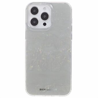 DIER COLOR Shell Pattern-serie voor iPhone 14 Pro Max Back Cover Hybrid PC + TPU schokabsorberende telefoonhoes