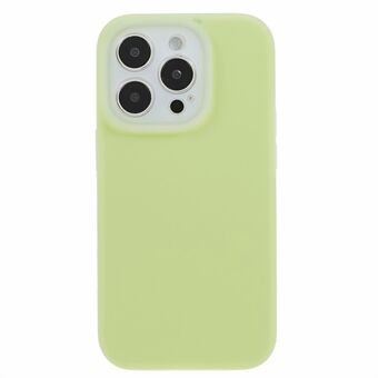 Back Guard Cover voor iPhone 14 Pro Max, Jelly Liquid Silicone + PC Precise Cutout Phone Case