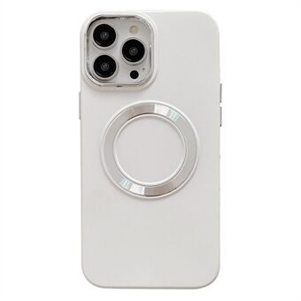 Voor iPhone 14 Pro Max TPU-telefoonhoes Galvaniserend cameraframe Magnetische hoes