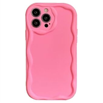 Voor iPhone 14 Pro Max Rubberen Telefoonachterkantbeschermer Hoesje Snoepkleurige Zachte TPU Case