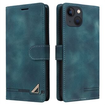 007-serie telefoonhoesje portemonnee voor iPhone 15, PU lederen huid-achtige standaard flip-cover.