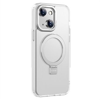 X-LEVEL Anti-Vallen telefoonhoesje voor de iPhone 15 Metalen lensframe + TPU + PC Kickstand Cover Compatibel met MagSafe
