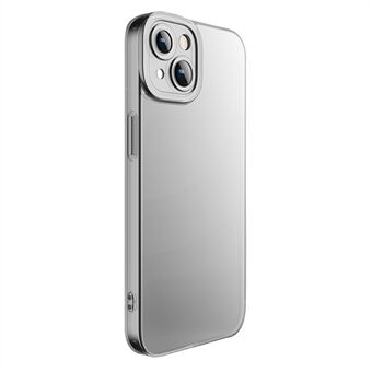 X-LEVEL Voor iPhone 15 Mat Telefoonhoesje Gehard Glas+TPU Lens All-Inclusive Beschermhoes