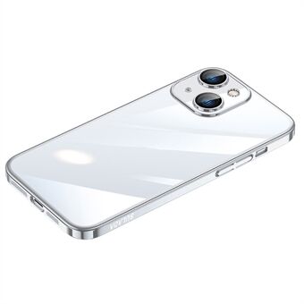 SULADA JINGJIA-serie voor iPhone 15 gehard glazen camera lens film telefoonhoesje hard PC electroplating heldere telefoonhoes.