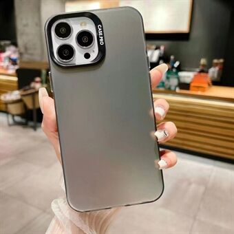 Voor iPhone 15 Gradient Color TPU+Acrylic Back Case IMD Schokbestendige Telefoonhoes.