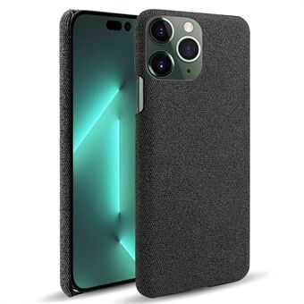 Voor de iPhone 15 Pro Non-Slip Case Cloth+Hard PC Shockproof Shell Protective Phone Cover.