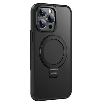 X-LEVEL Metalen Lensframe + TPU + PC Hoesje voor iPhone 15 Pro, Antidrop Stand Telefoonhoesje compatibel met MagSafe.