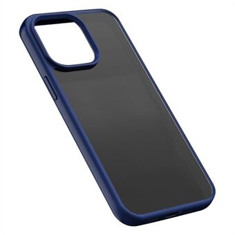 X-LEVEL Voor iPhone 15 Pro Rubberized Skin-touch Acryl Hoesje Valbeveiliging Telefoon Achterkant Cover