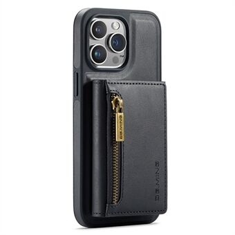 DG.MING M5-serie Hoesje voor iPhone 15 Pro PU+PC+TPU Magnetische Portemonnee Telefoonhoes