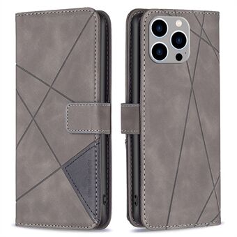 BINFEN COLOR BF05 Telefoonhoesje voor de iPhone 15 Pro Max, Stand Imprinted Wallet PU Leren Cover
