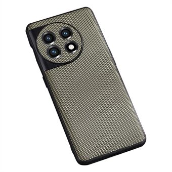 Voor OnePlus 11 5G Nylon gecoate TPU-telefoonhoes Geweven textuur Antislip- Scratch