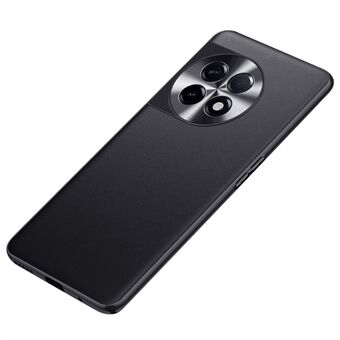 Voor OnePlus 11 5G PU-leer gecoat TPU + PC antislipbehuizing Metalen lensontwerp Beschermende telefoonhoes